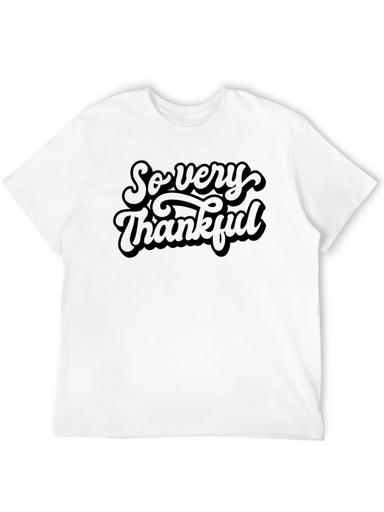 So Very Thankful Black T-Shirt