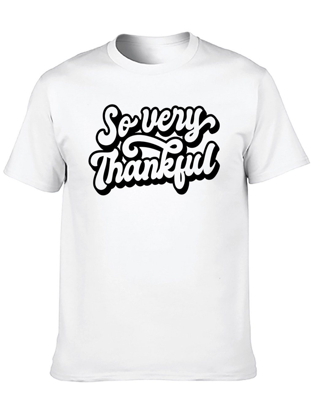 So Very Thankful Black T-Shirt