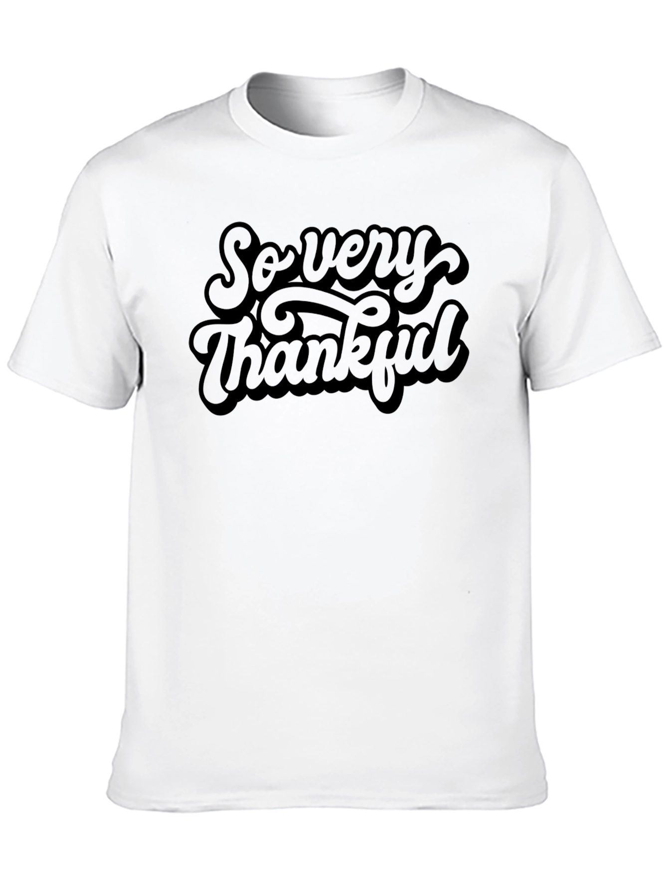 So Very Thankful Black T-Shirt