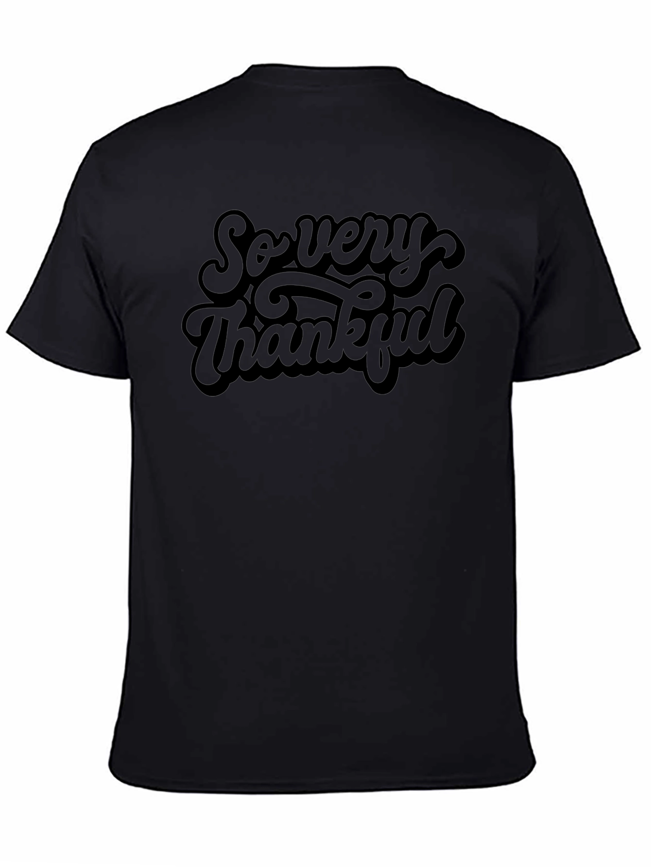 So Very Thankful Black T-Shirt