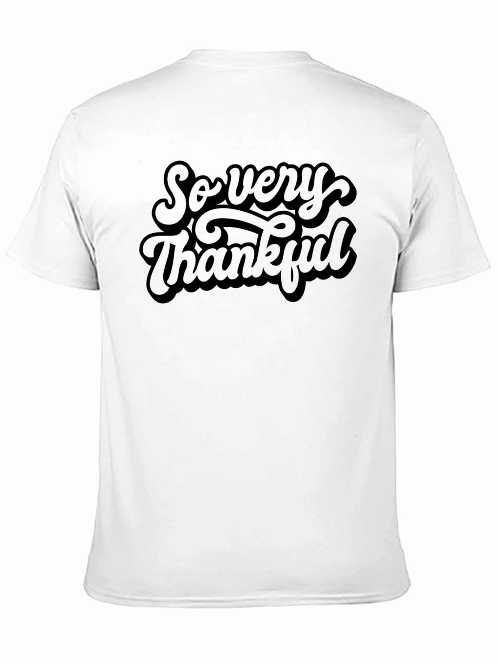 So Very Thankful Black T-Shirt