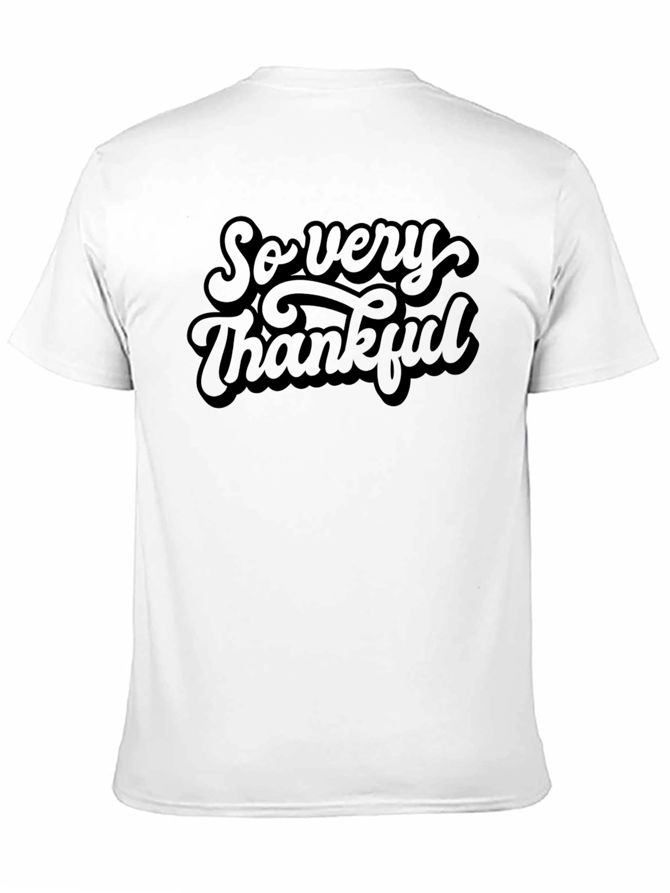 So Very Thankful Black T-Shirt