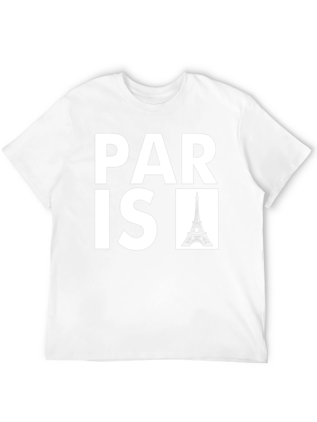Paris Eiffel Tower Black Graphic Tee