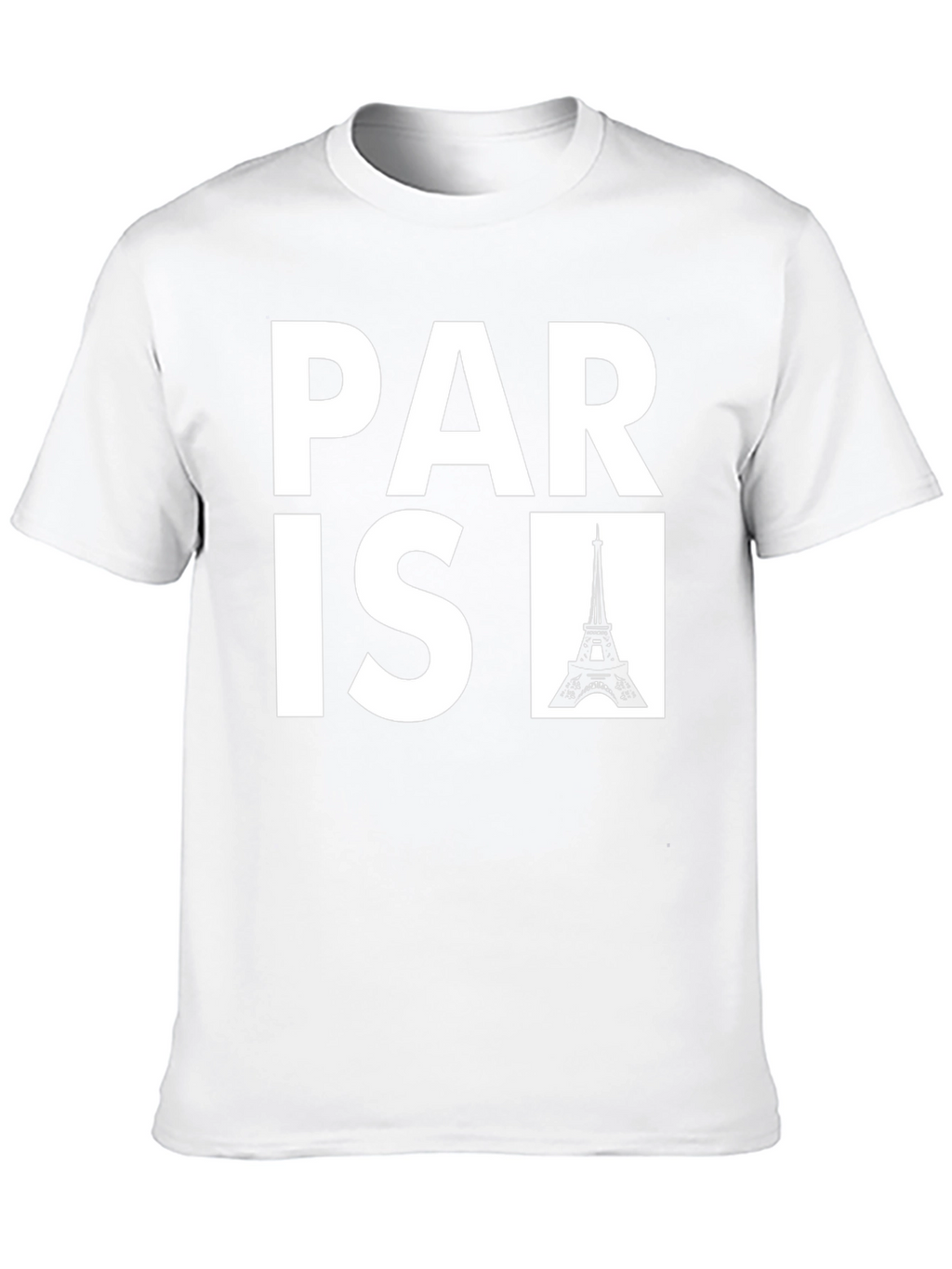 Paris Eiffel Tower Black Graphic Tee