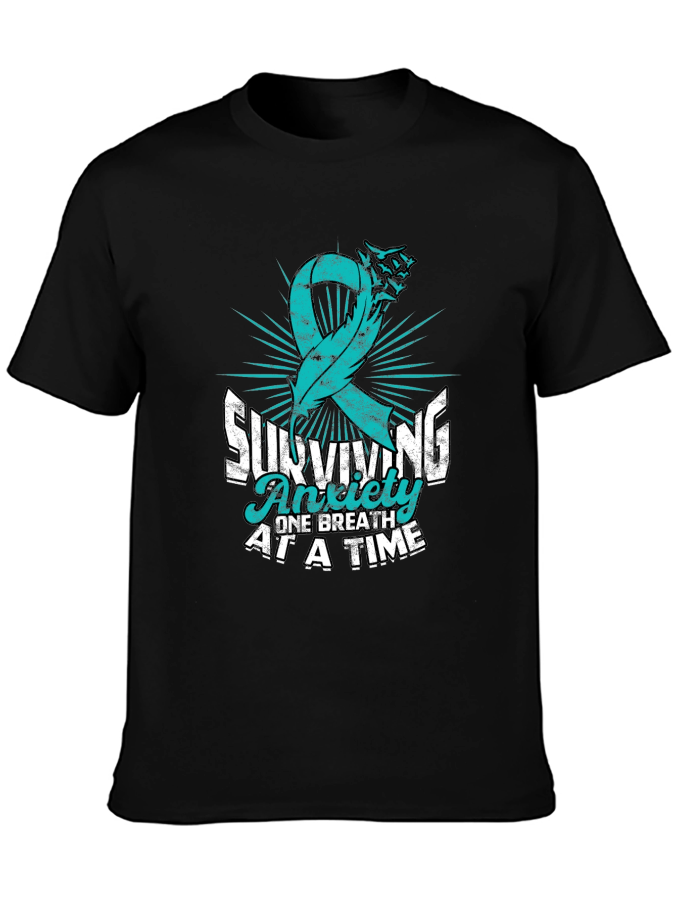 Anxiety Awareness Ribbon T-Shirt