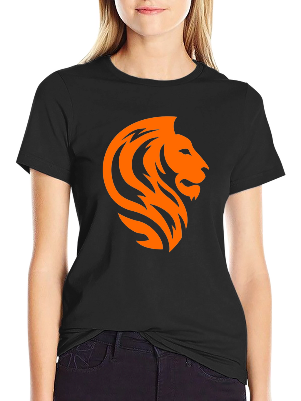 Lion Graphic Black T-Shirt - Mens Fashion