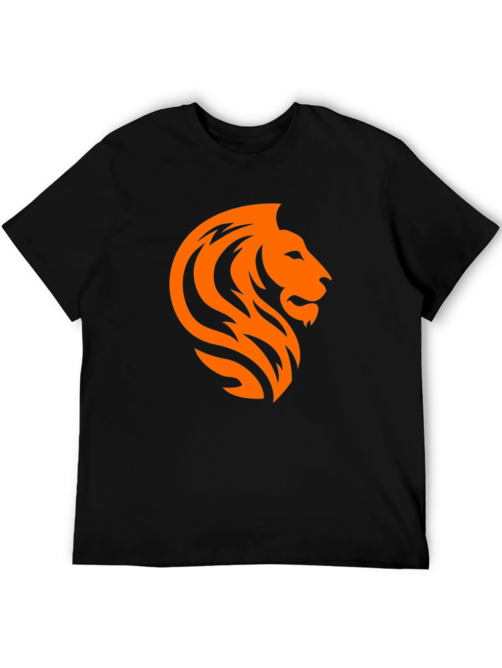 Lion Graphic Black T-Shirt - Mens Fashion