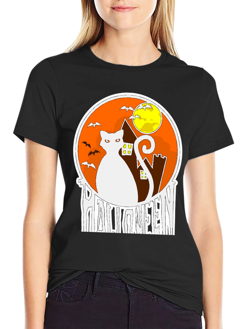 Halloween Cat T-Shirt
