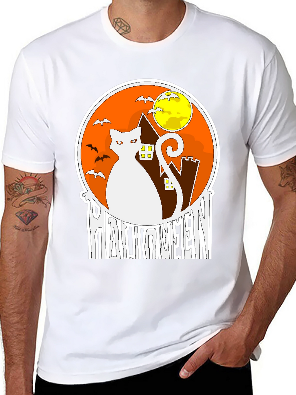 Halloween Cat T-Shirt