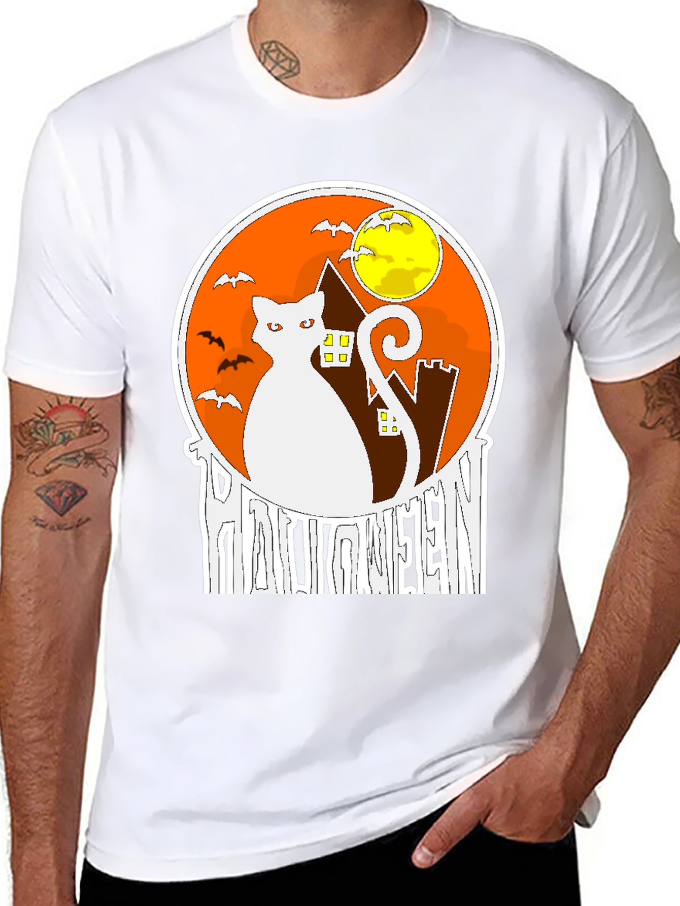 Halloween Cat T-Shirt