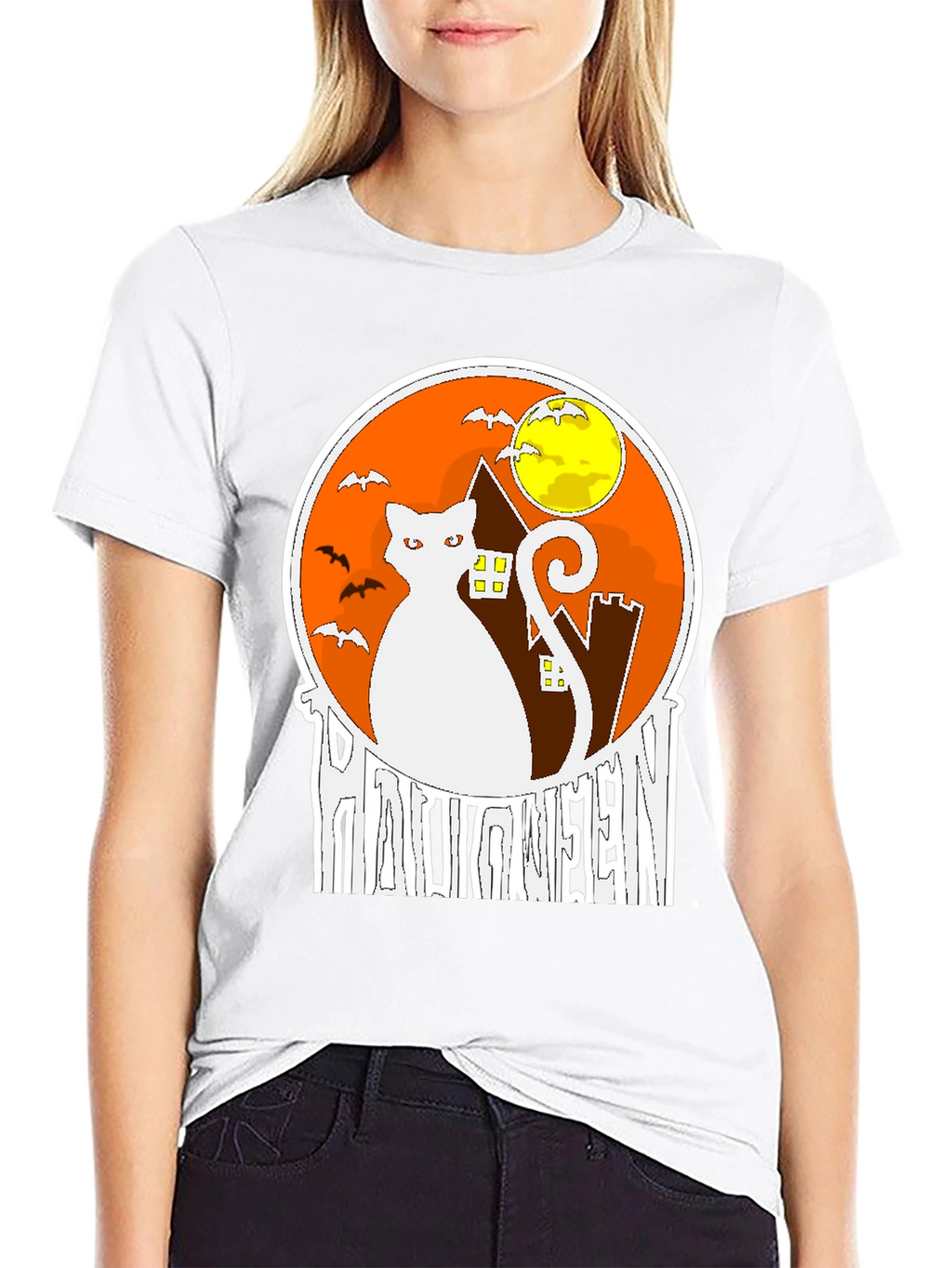 Halloween Cat T-Shirt