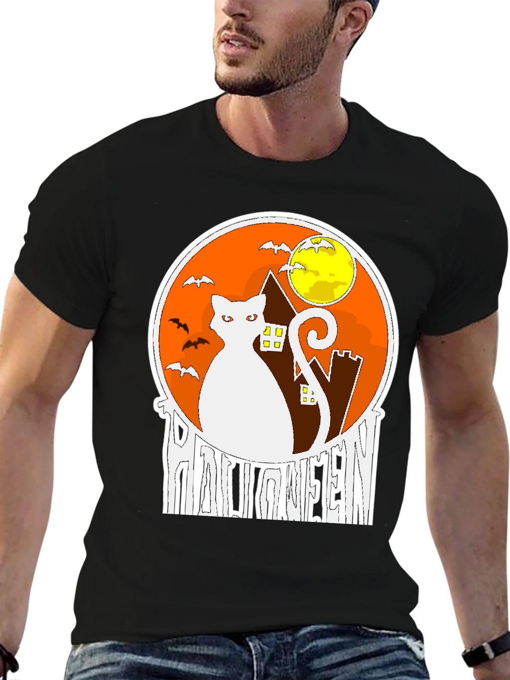 Halloween Cat T-Shirt