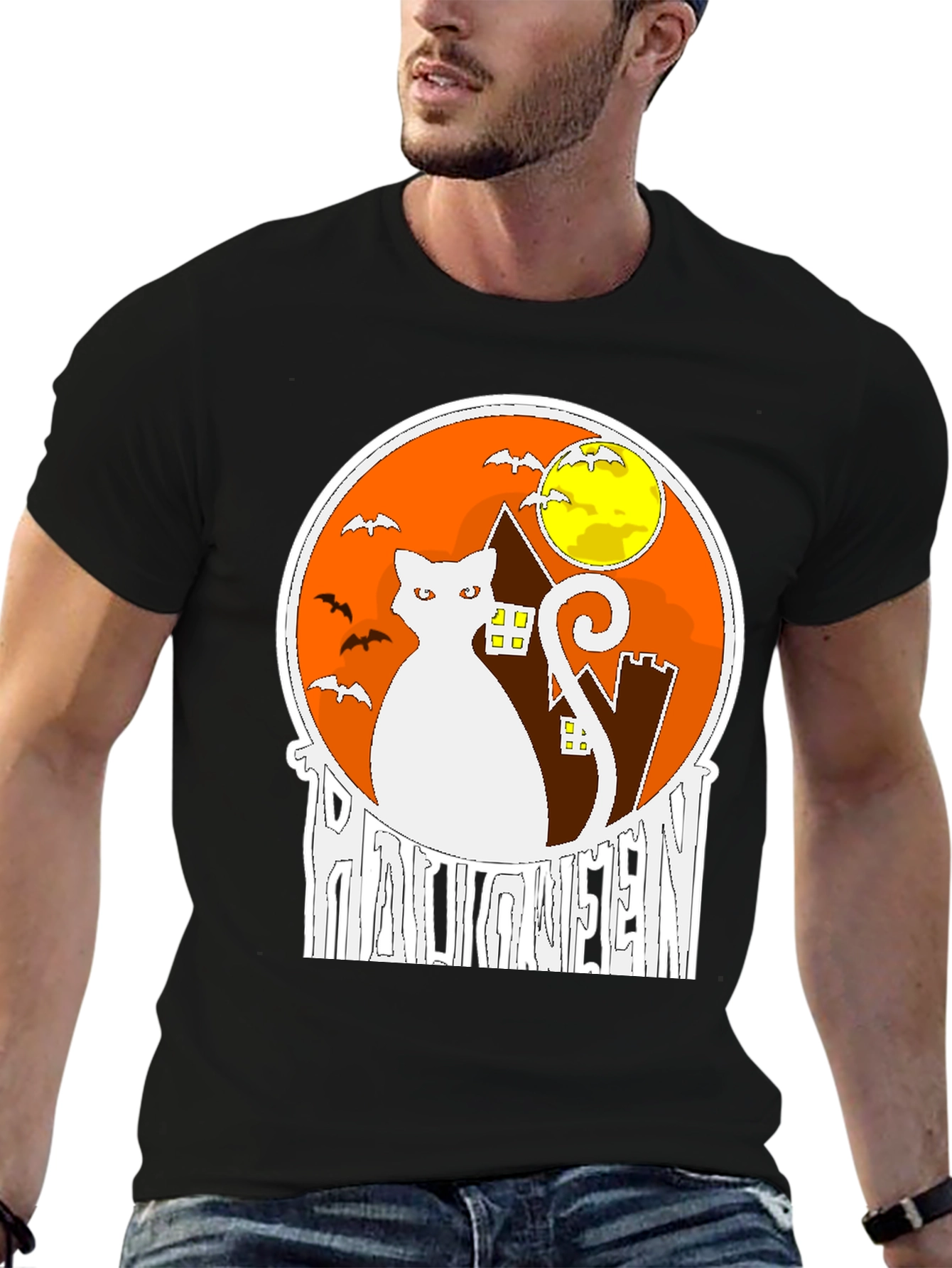 Halloween Cat T-Shirt