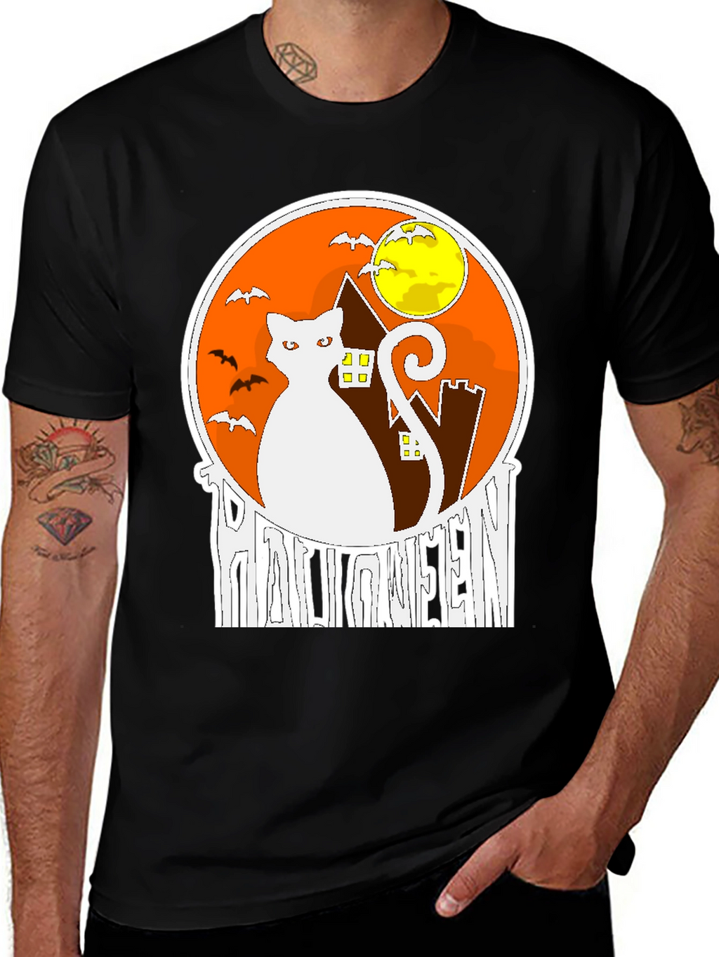 Halloween Cat T-Shirt