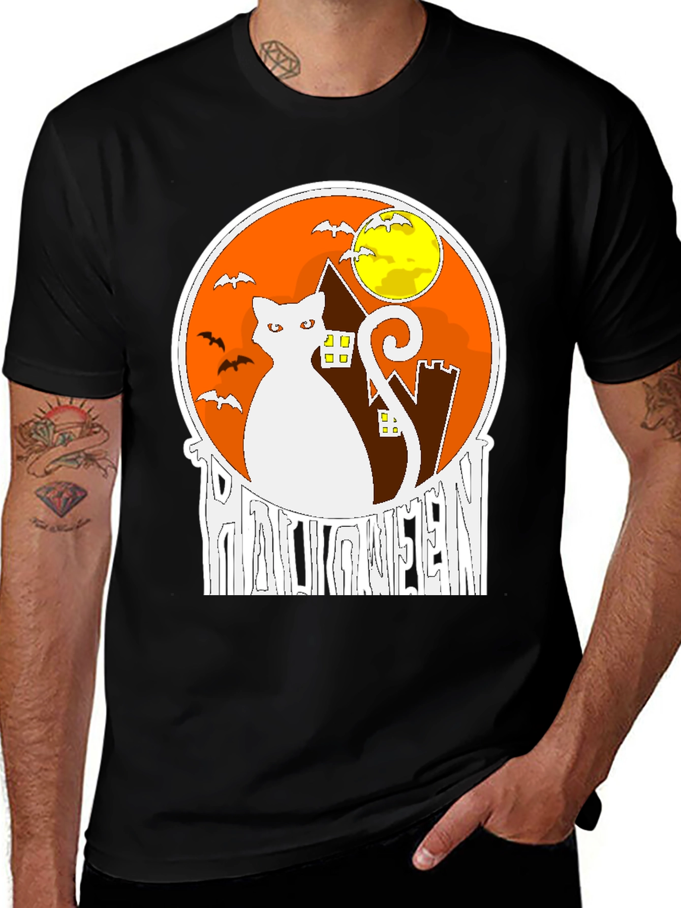 Halloween Cat T-Shirt