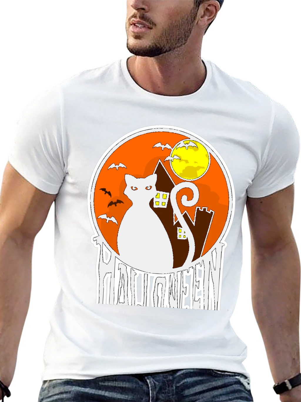 Halloween Cat T-Shirt