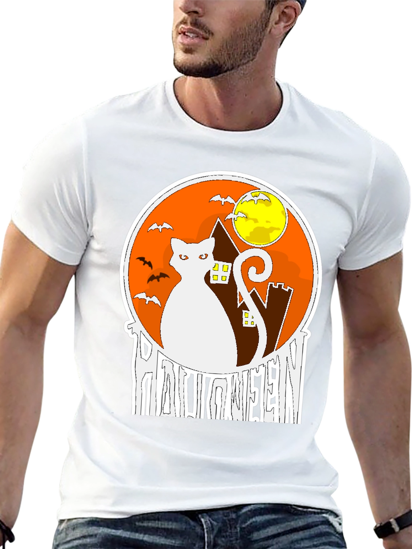 Halloween Cat T-Shirt