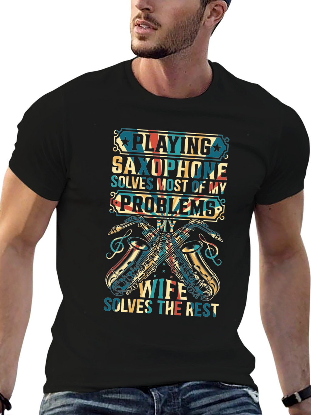 Saxophone Lover T-Shirt - Funny Musician Tee