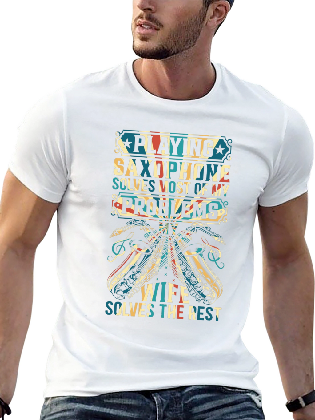 Saxophone Lover T-Shirt - Funny Musician Tee