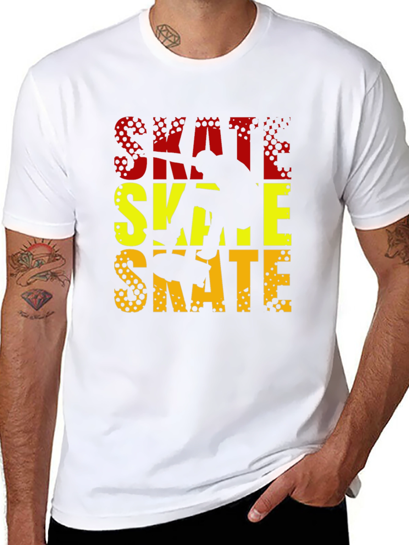 Skateboarding Graphic Tee - Stylish Skater Design