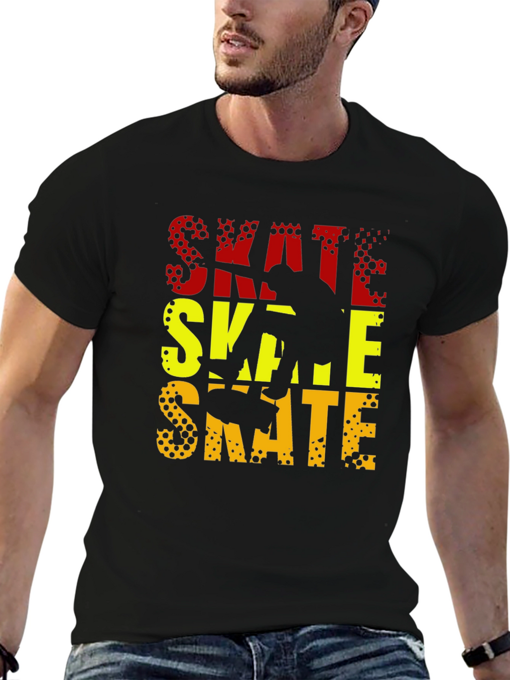 Skateboarding Graphic Tee - Stylish Skater Design