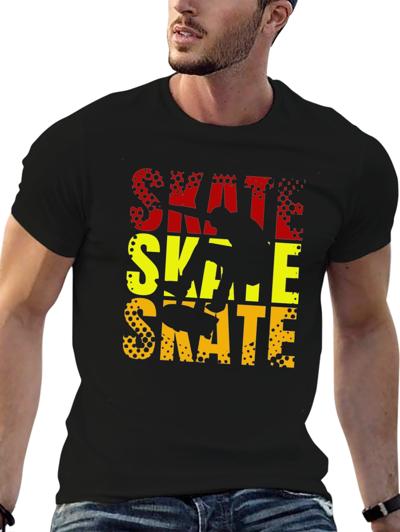 Skateboarding Graphic Tee - Stylish Skater Design