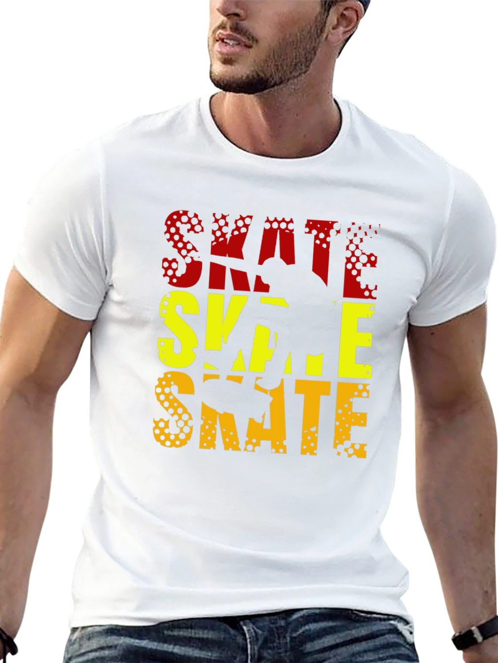 Skateboarding Graphic Tee - Stylish Skater Design