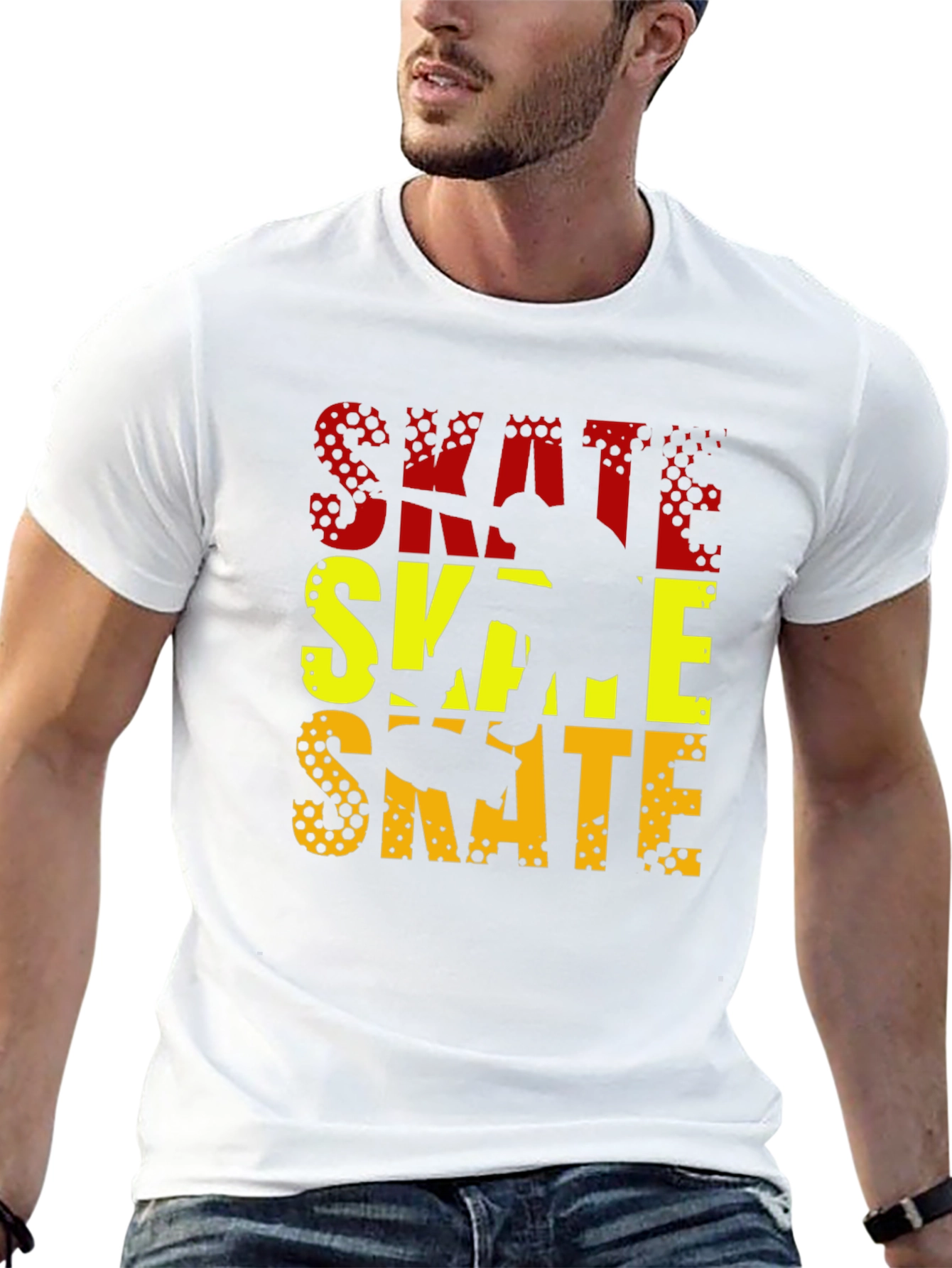 Skateboarding Graphic Tee - Stylish Skater Design