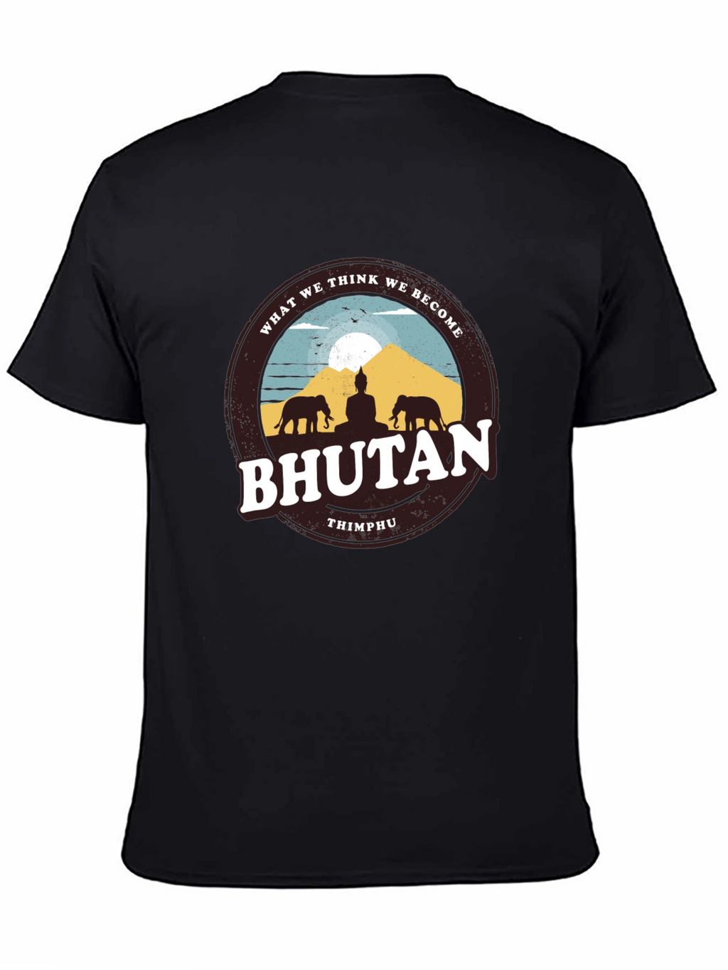 Bhutan Graphic Tee - Thimphu Souvenir T-Shirt