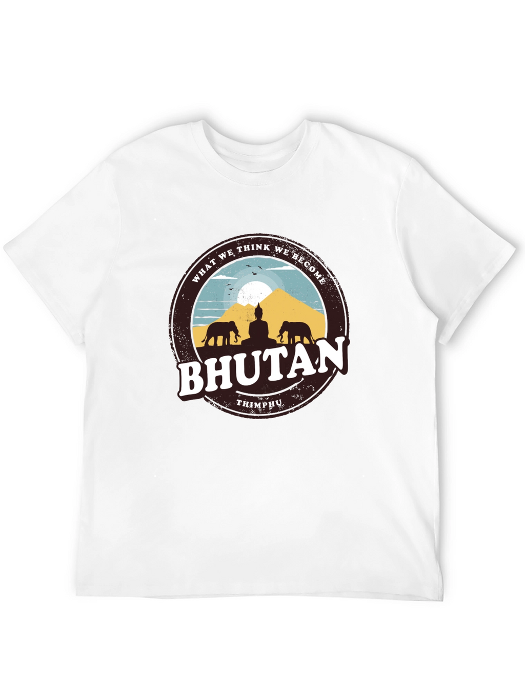 Bhutan Graphic Tee - Thimphu Souvenir T-Shirt