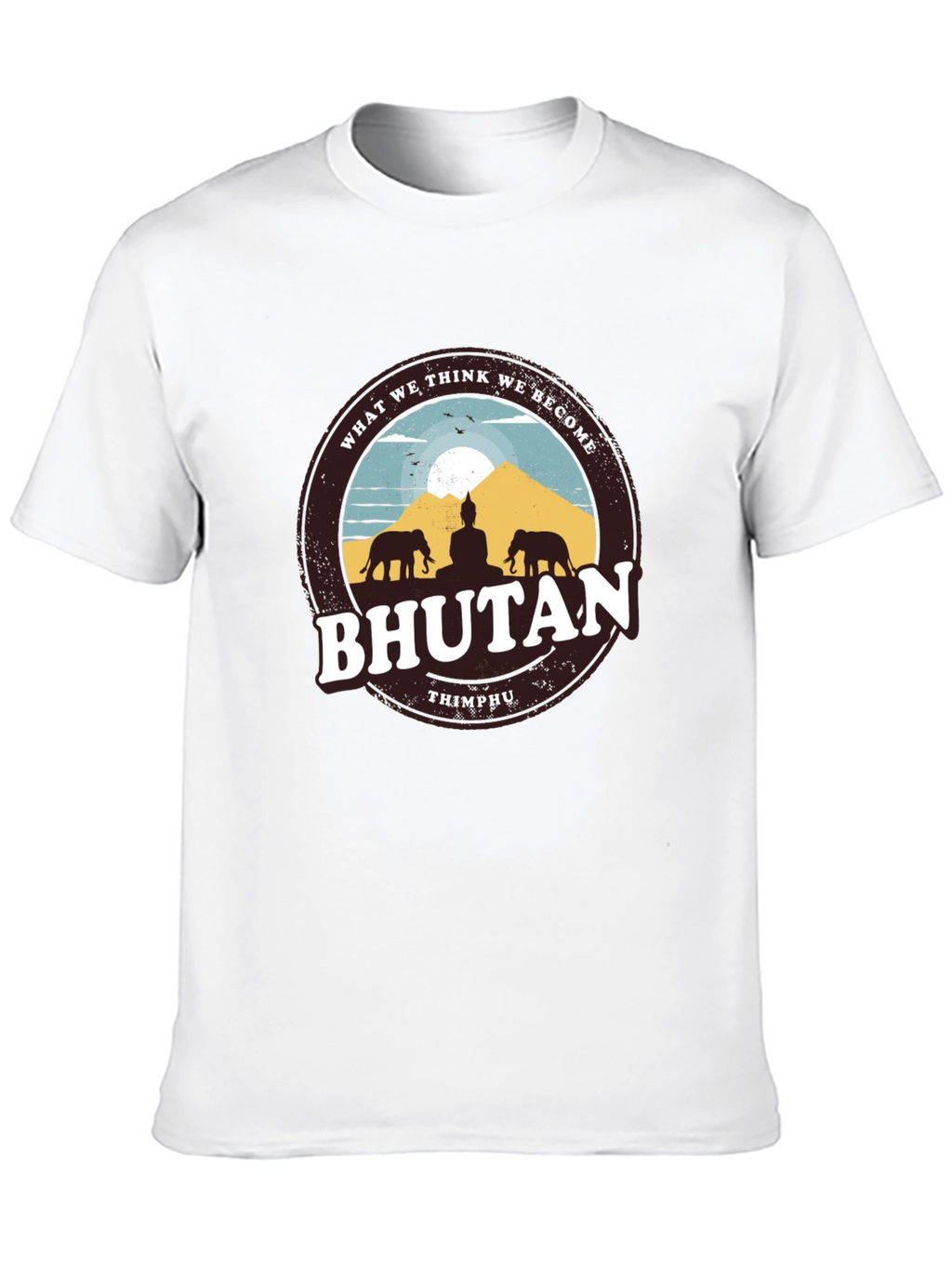 Bhutan Graphic Tee - Thimphu Souvenir T-Shirt