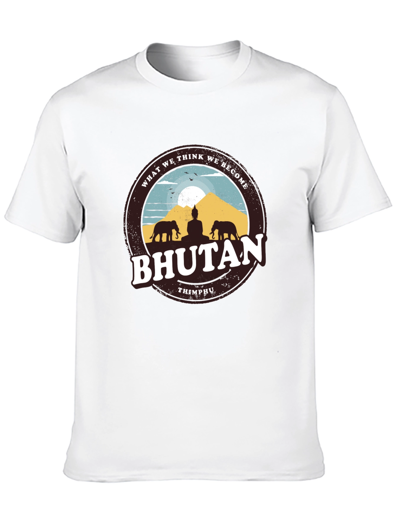 Bhutan Graphic Tee - Thimphu Souvenir T-Shirt