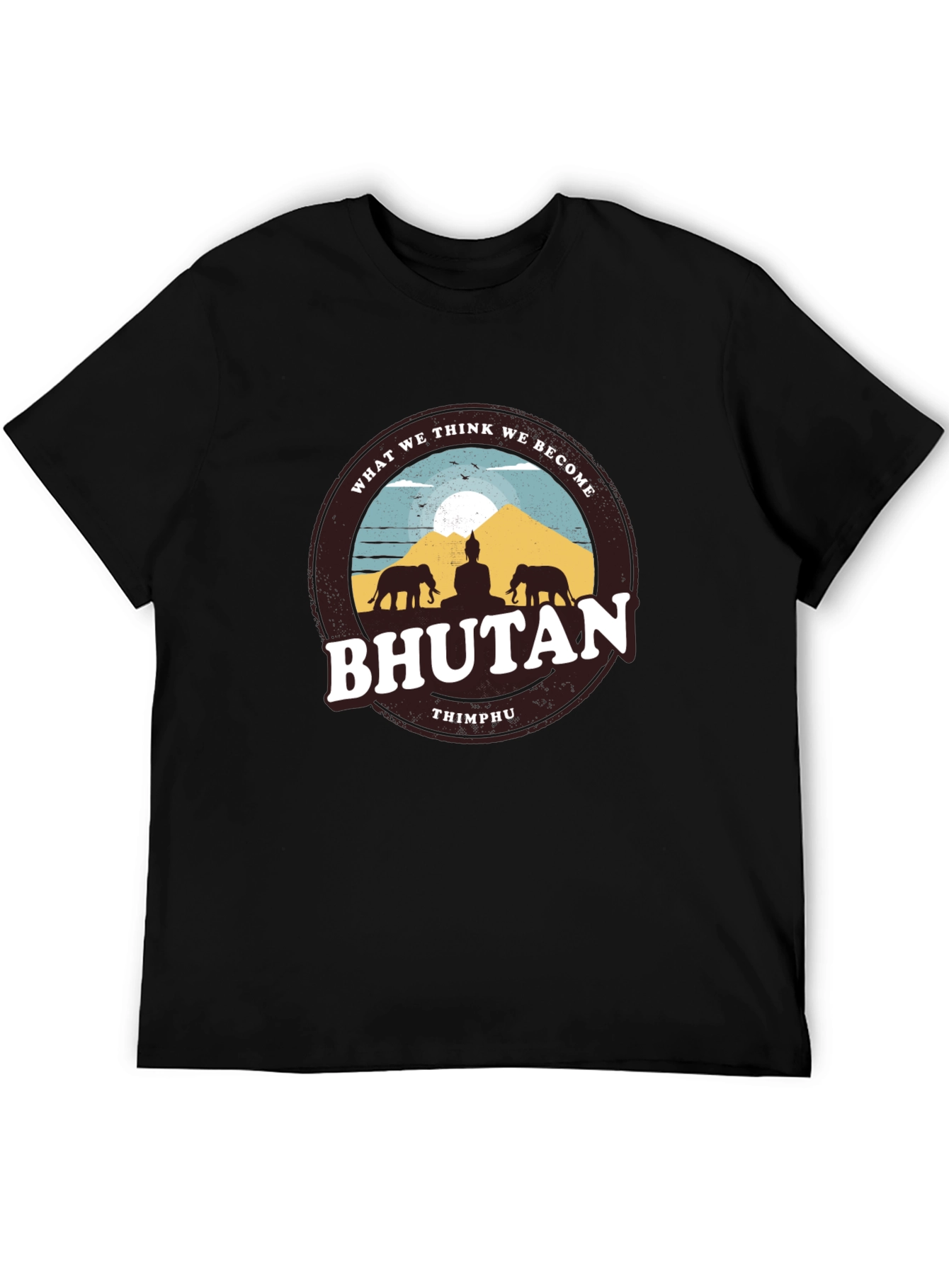 Bhutan Graphic Tee - Thimphu Souvenir T-Shirt
