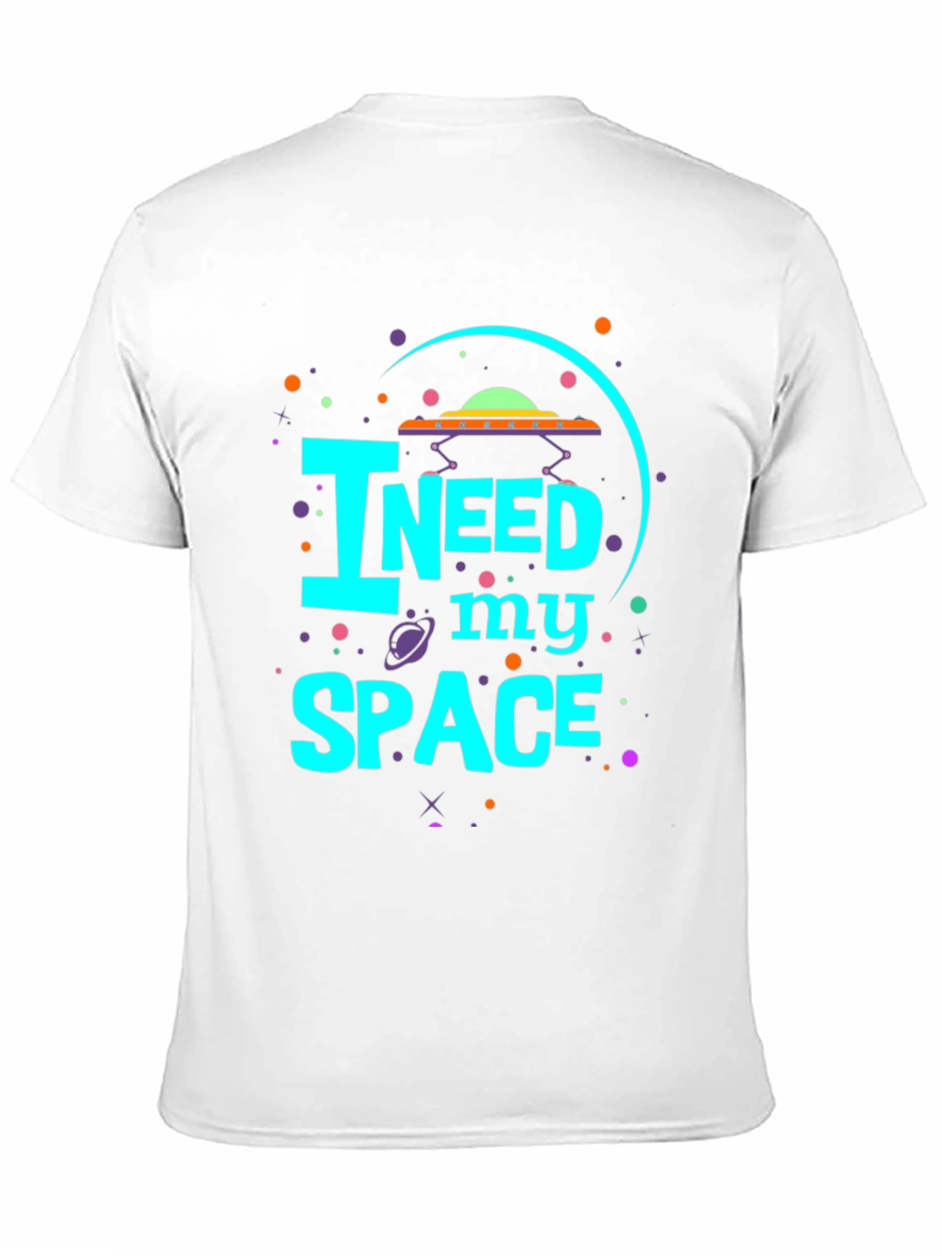 I Need My Space Graphic Tee - UFO Design