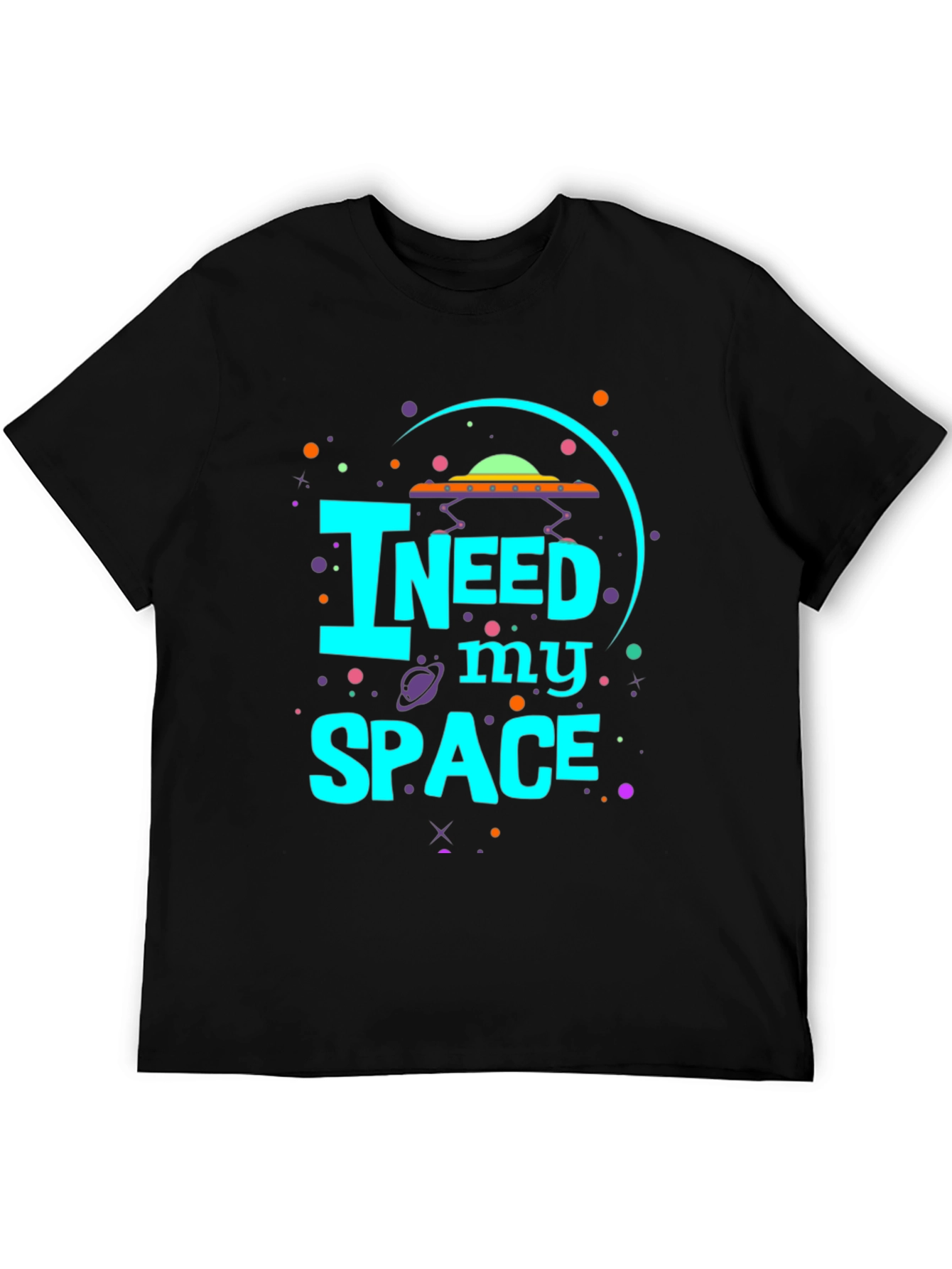 I Need My Space Graphic Tee - UFO Design