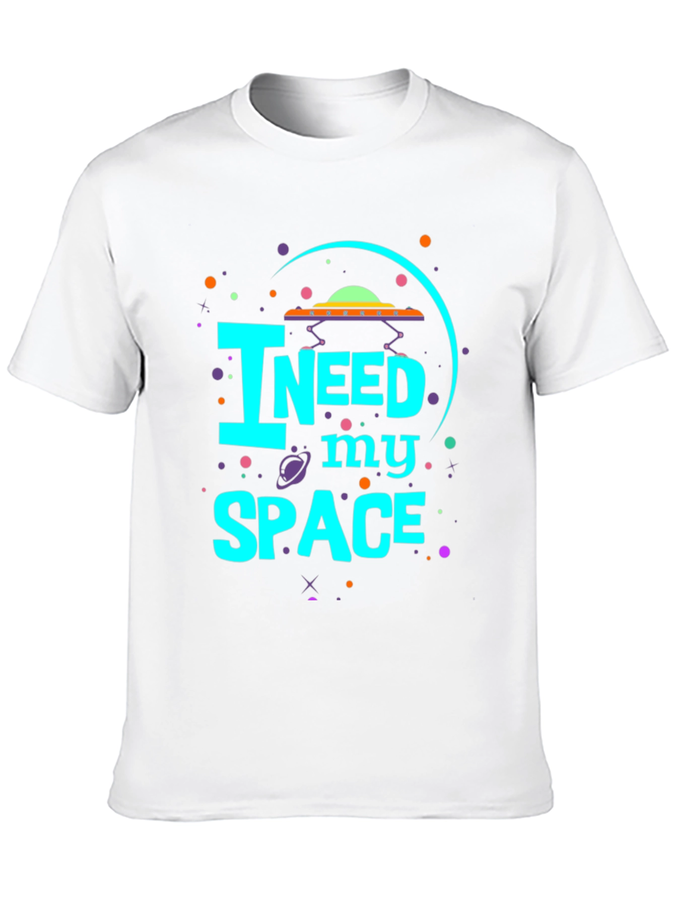 I Need My Space Graphic Tee - UFO Design
