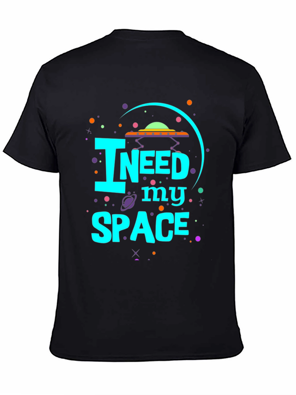 I Need My Space Graphic Tee - UFO Design