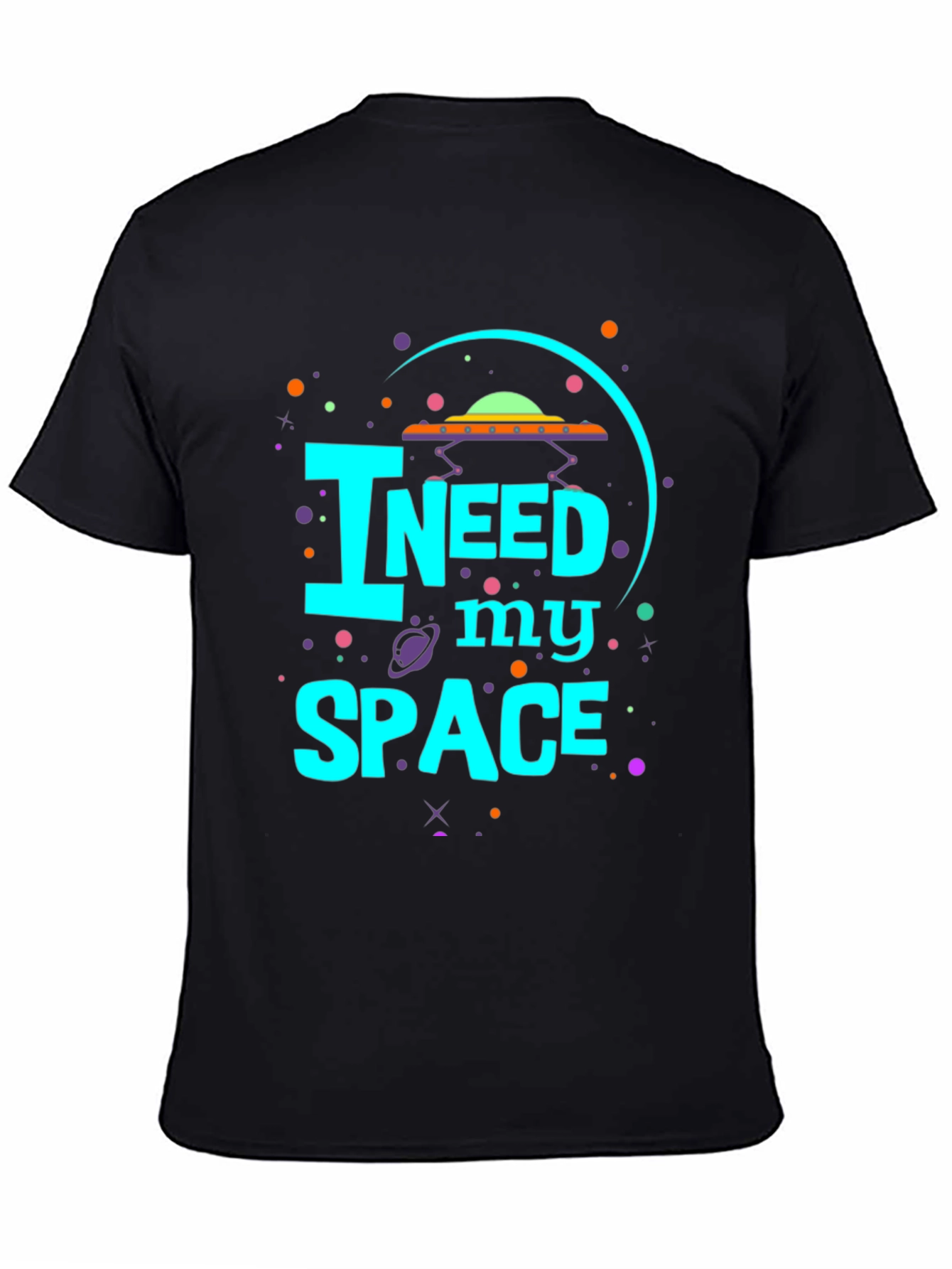 I Need My Space Graphic Tee - UFO Design