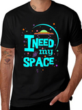 I Need My Space Graphic Tee - UFO Design