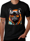 Cool Dog T-Shirt - French Bulldog with Sunglasses