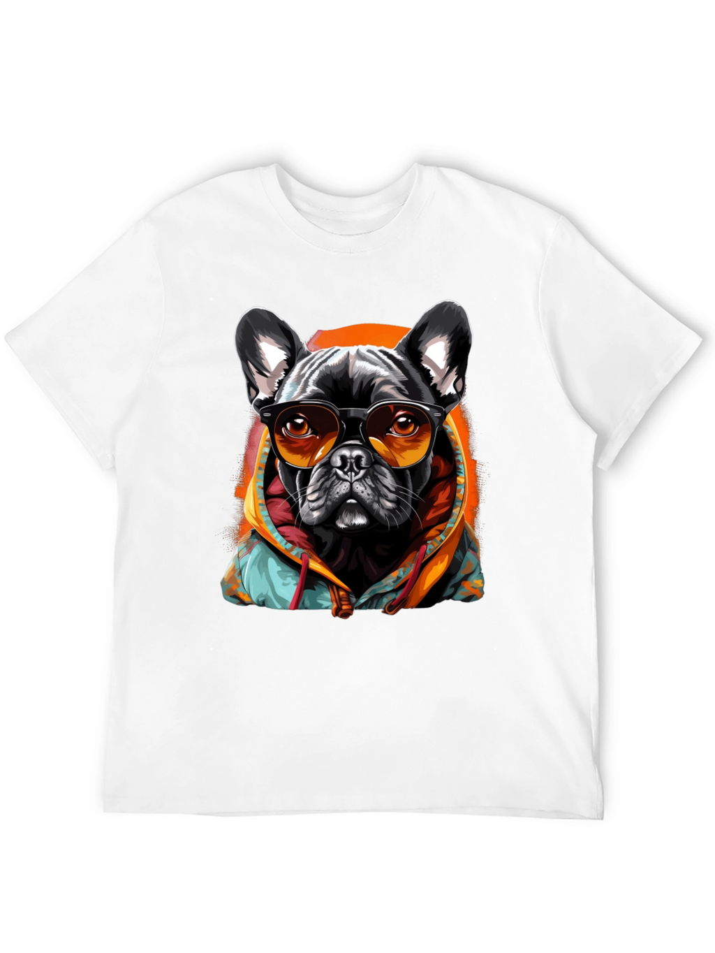 Cool Dog T-Shirt - French Bulldog with Sunglasses
