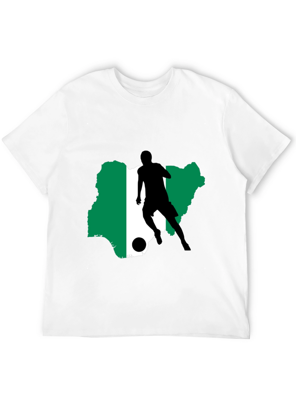 Nigeria Soccer Silhouette T-Shirt