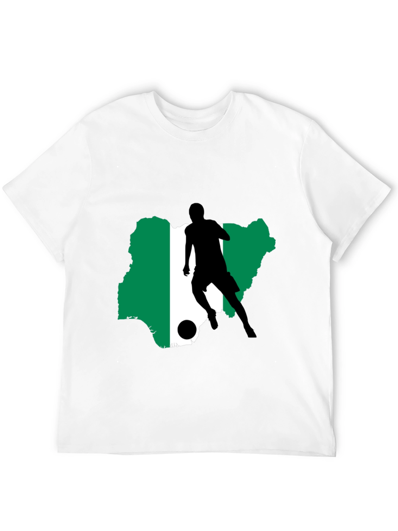 Nigeria Soccer Silhouette T-Shirt