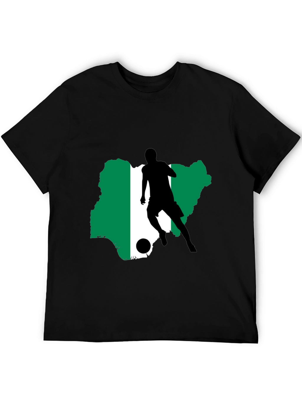 Nigeria Soccer Silhouette T-Shirt
