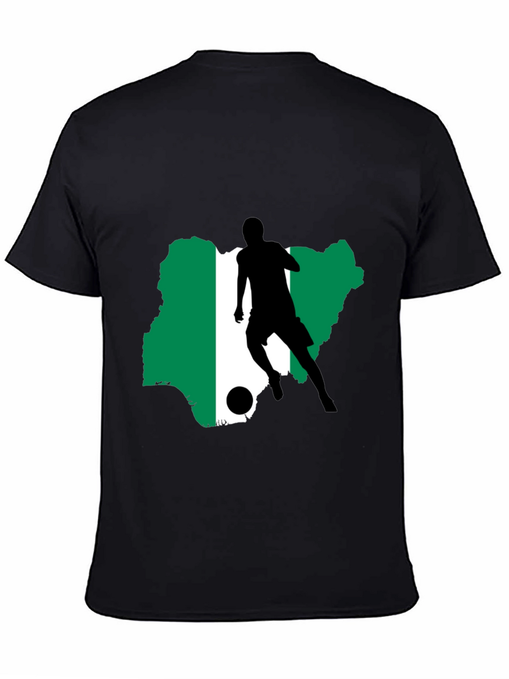 Nigeria Soccer Silhouette T-Shirt