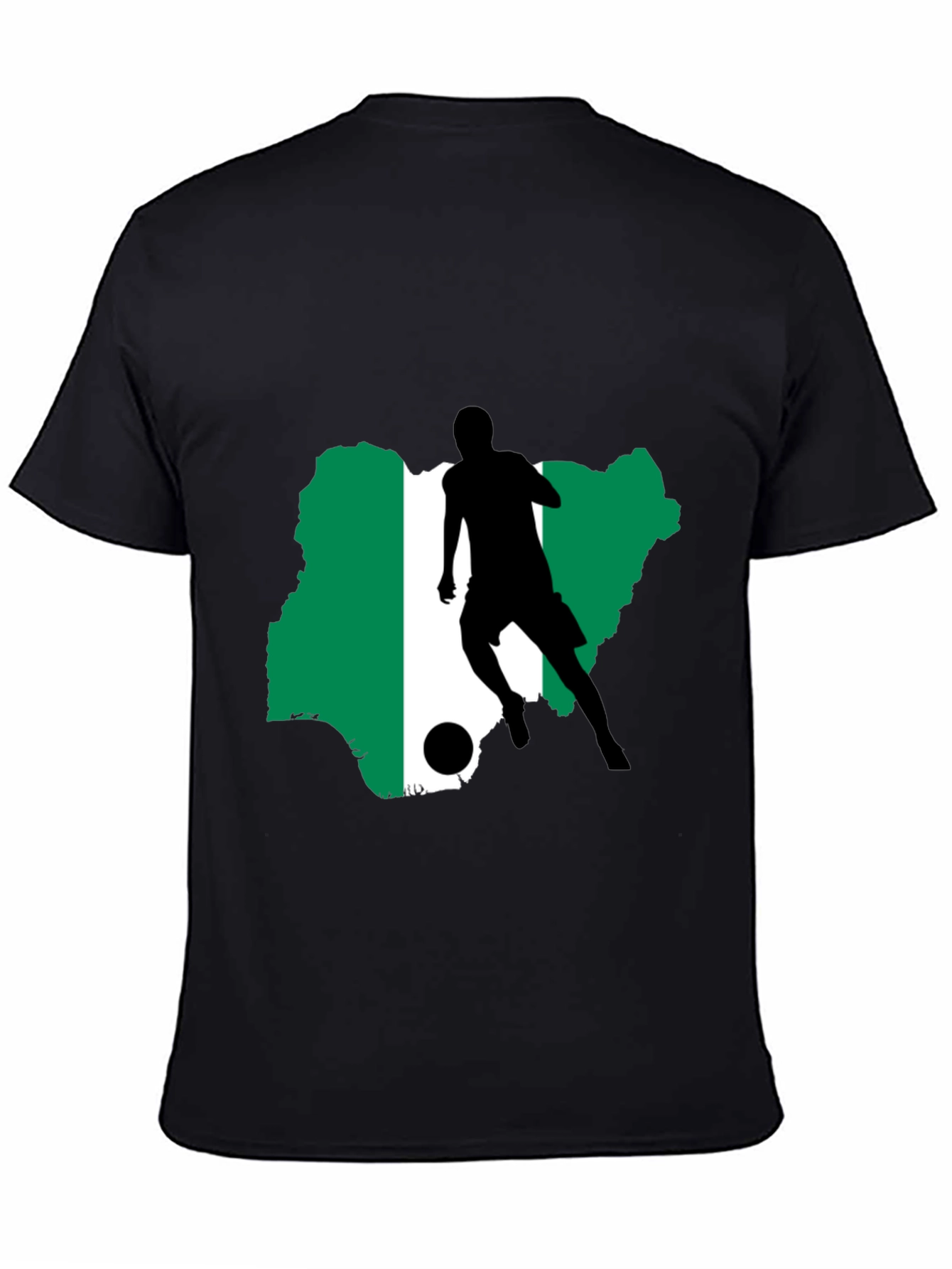 Nigeria Soccer Silhouette T-Shirt