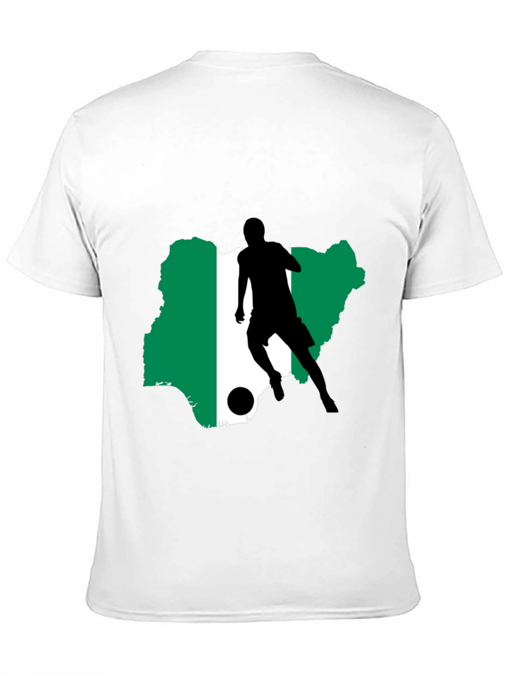 Nigeria Soccer Silhouette T-Shirt