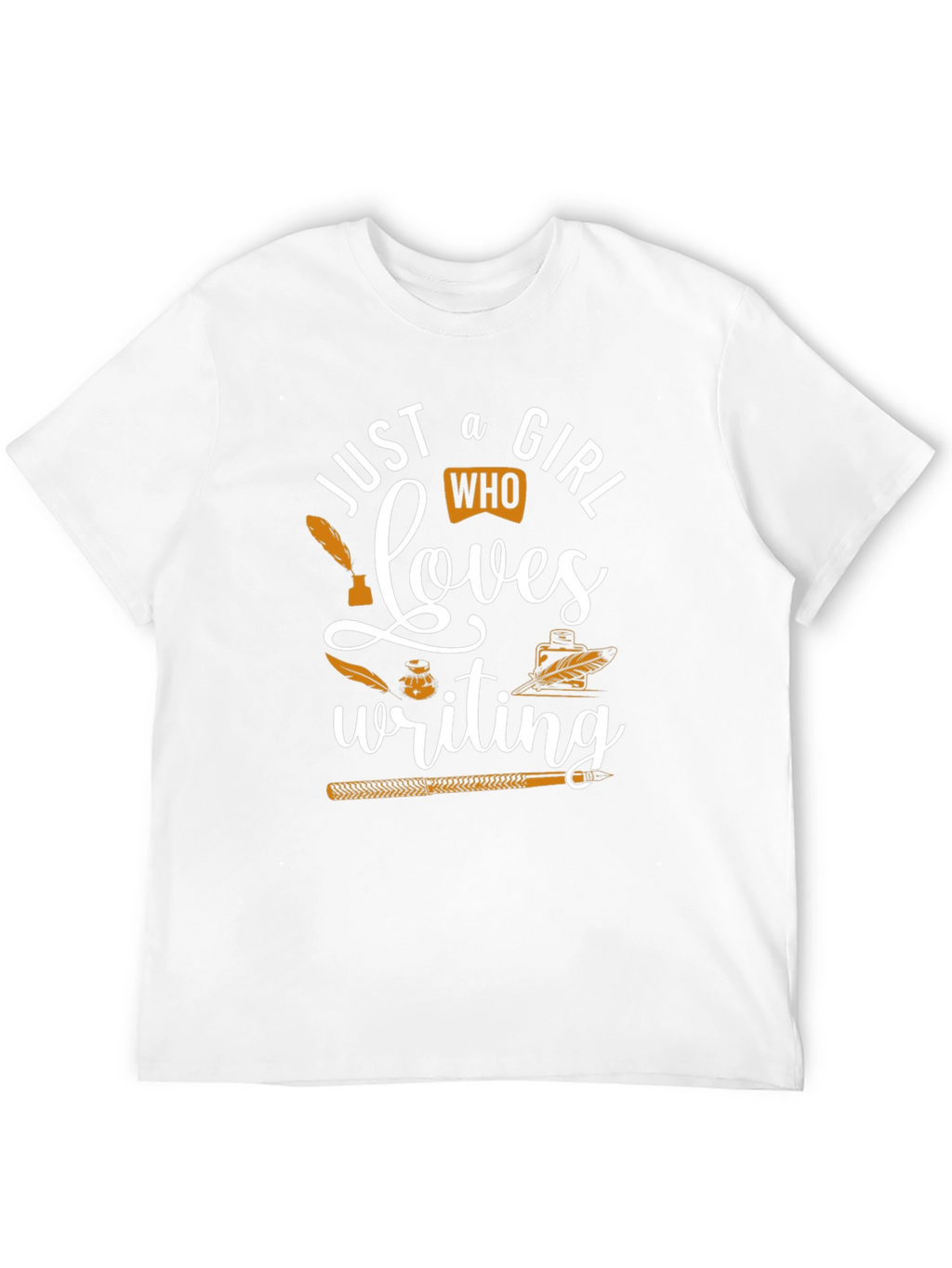 Just A Girl Who Loves Writing T-Shirt