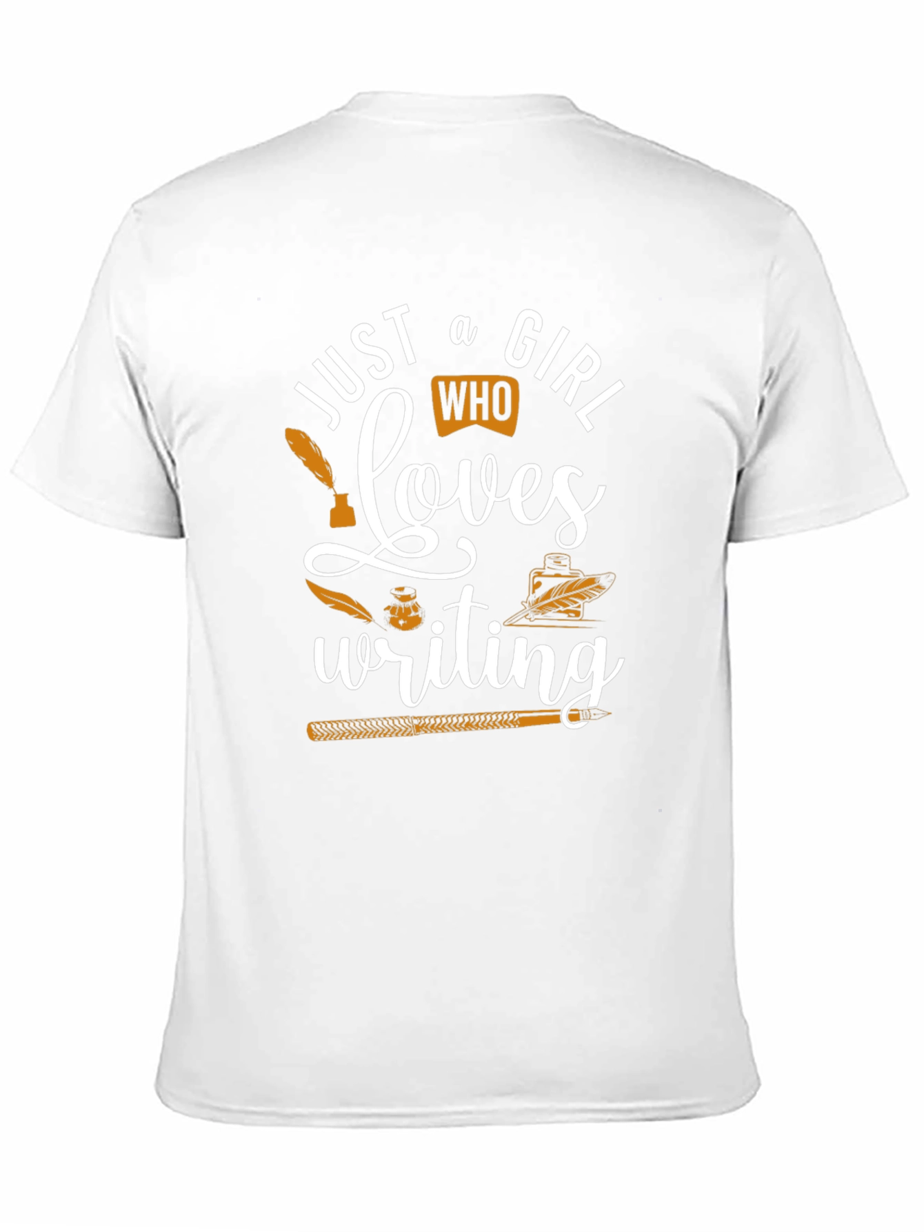 Just A Girl Who Loves Writing T-Shirt