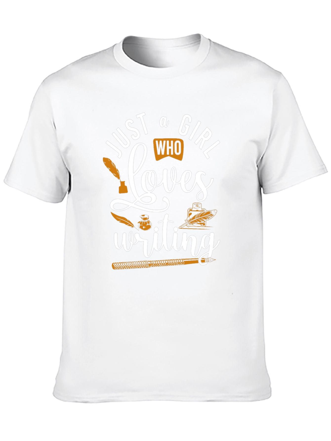 Just A Girl Who Loves Writing T-Shirt